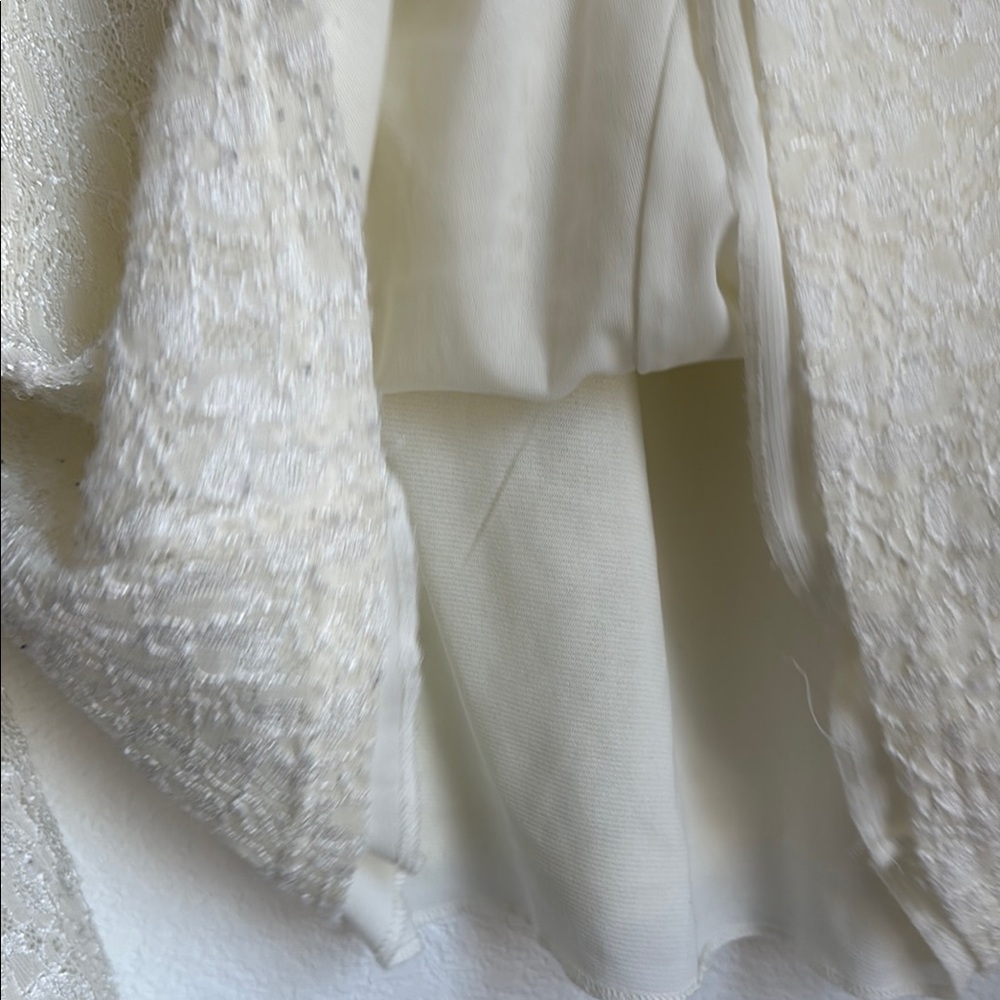 Worthington Cream Relaxed Blouse with High Neckline - Picture 9 of 12